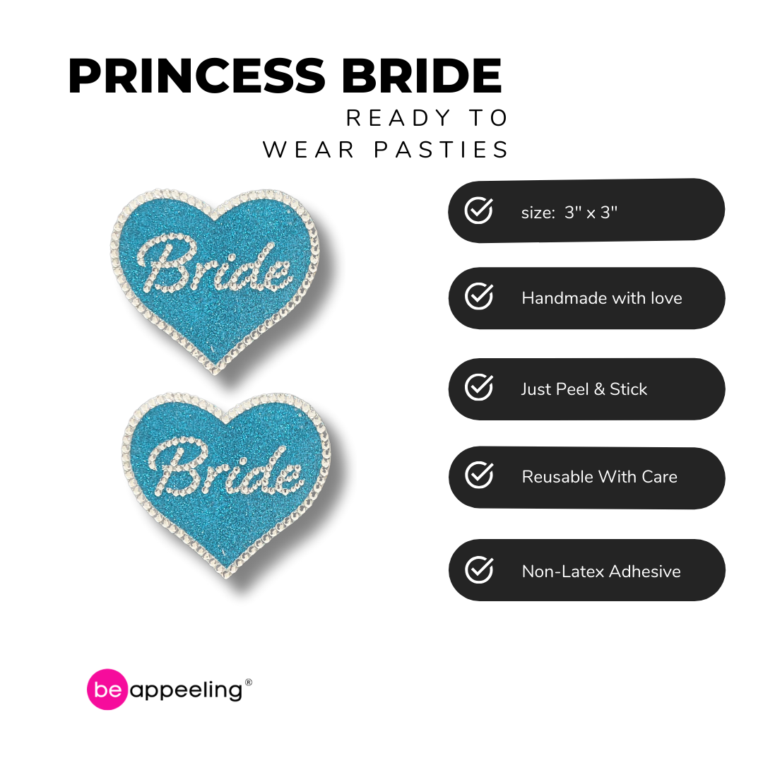 PRINCESS BRIDE BUNDLE 2 PAIRES (4 pcs) Ensemble de cache-tétons – VENTE