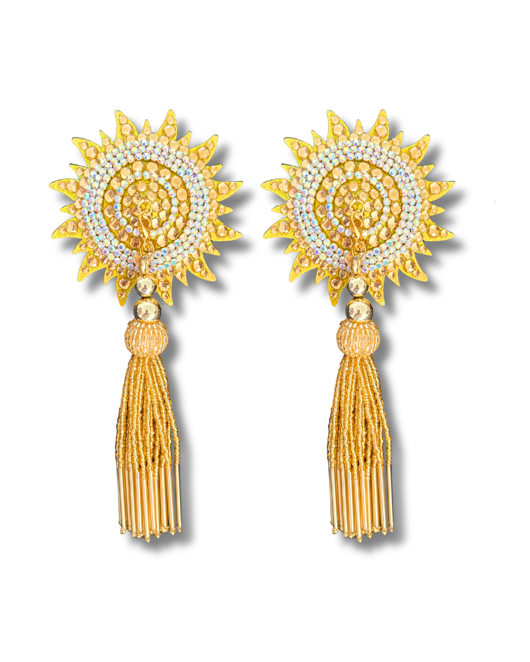 HERE COMES THE SUN Dirty Martini x Appeeling Sun Pasties with Removable Tassels