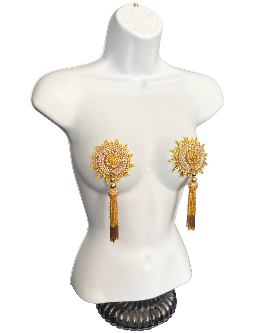 HERE COMES THE SUN Dirty Martini x Appeeling Sun Pasties with Removable Tassels