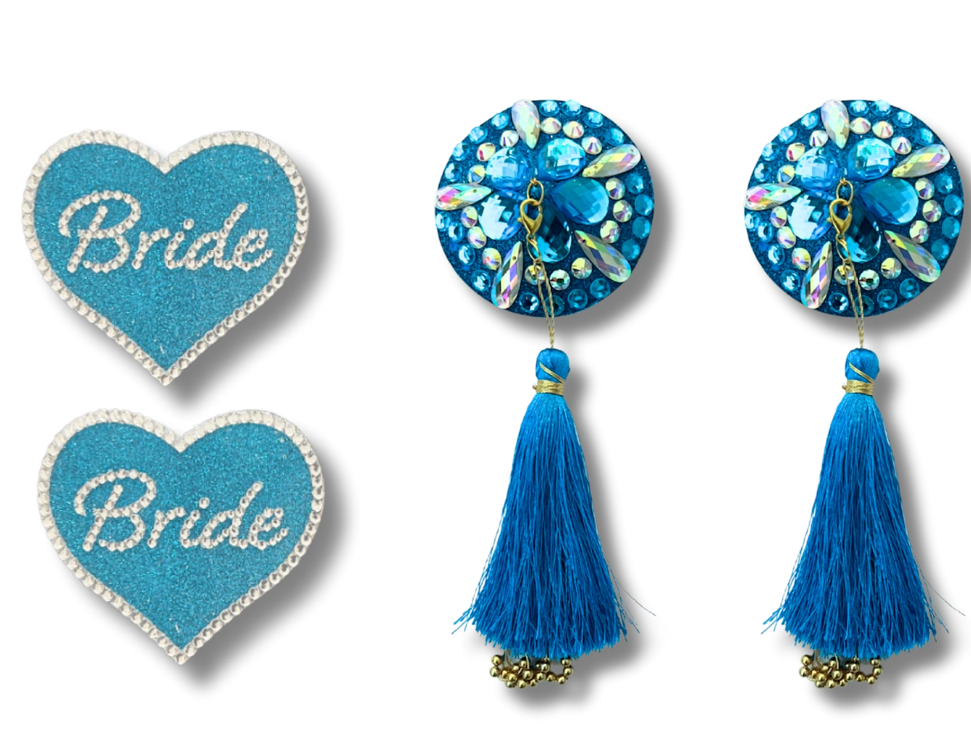 PRINCESS BRIDE BUNDLE 2 PAIRES (4 pcs) Ensemble de cache-tétons – VENTE
