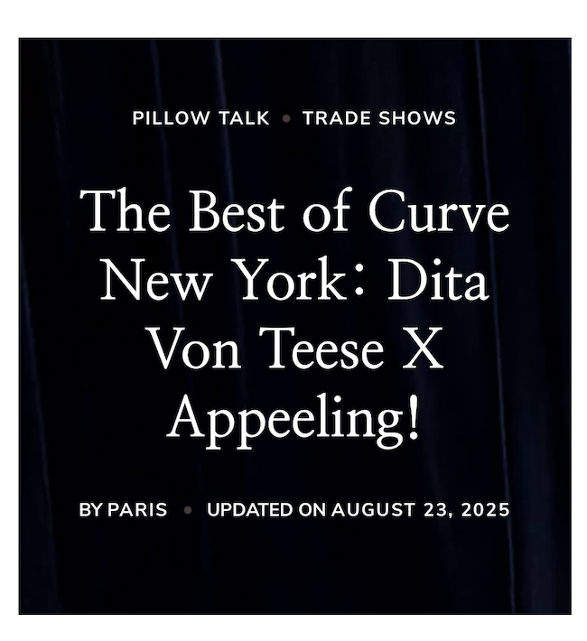 Appeeling x Dita Von Teese Featured in Unhooked Magazine!