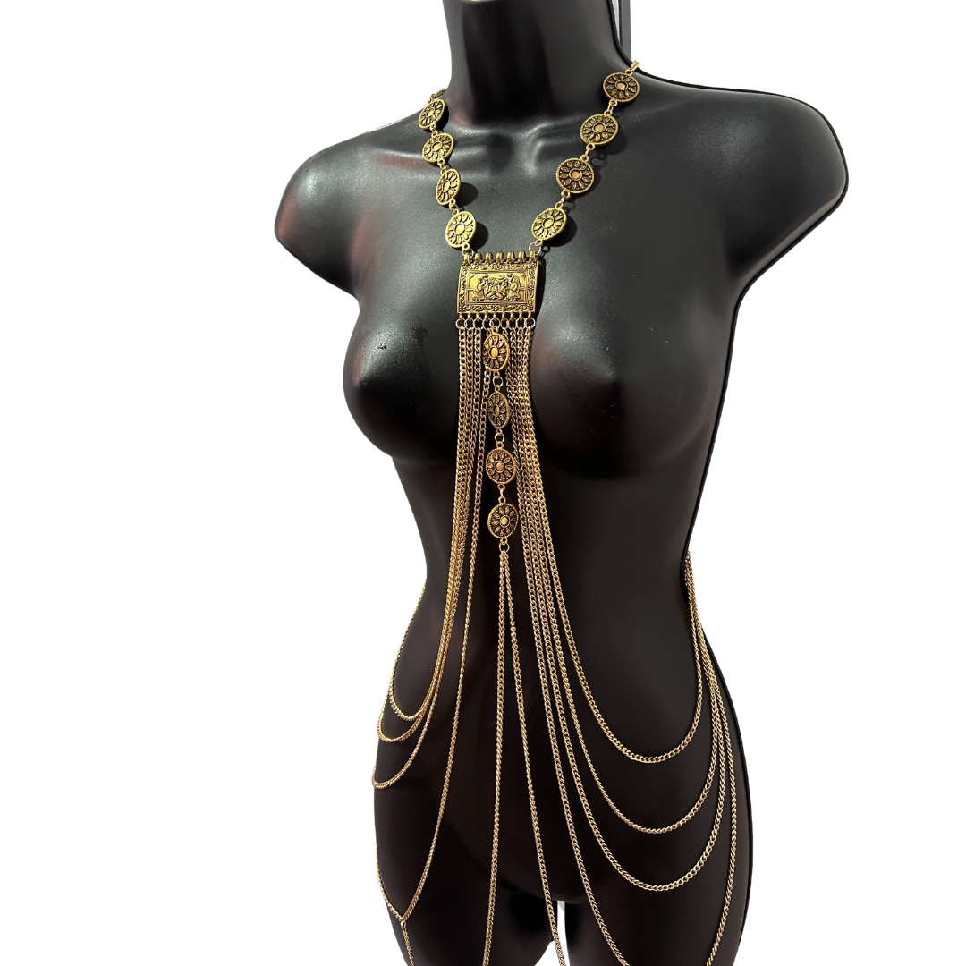 HATHOR Gold Body Chain