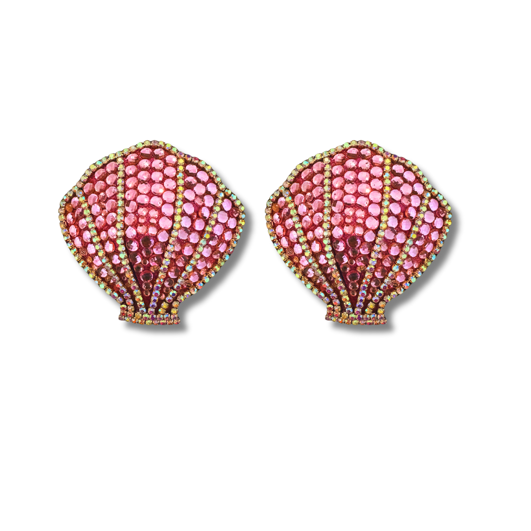 CÔTE d'AMOUR  Rhinestone and Gem Nipple Pasties (2pcs) Available in Pink or Aqua