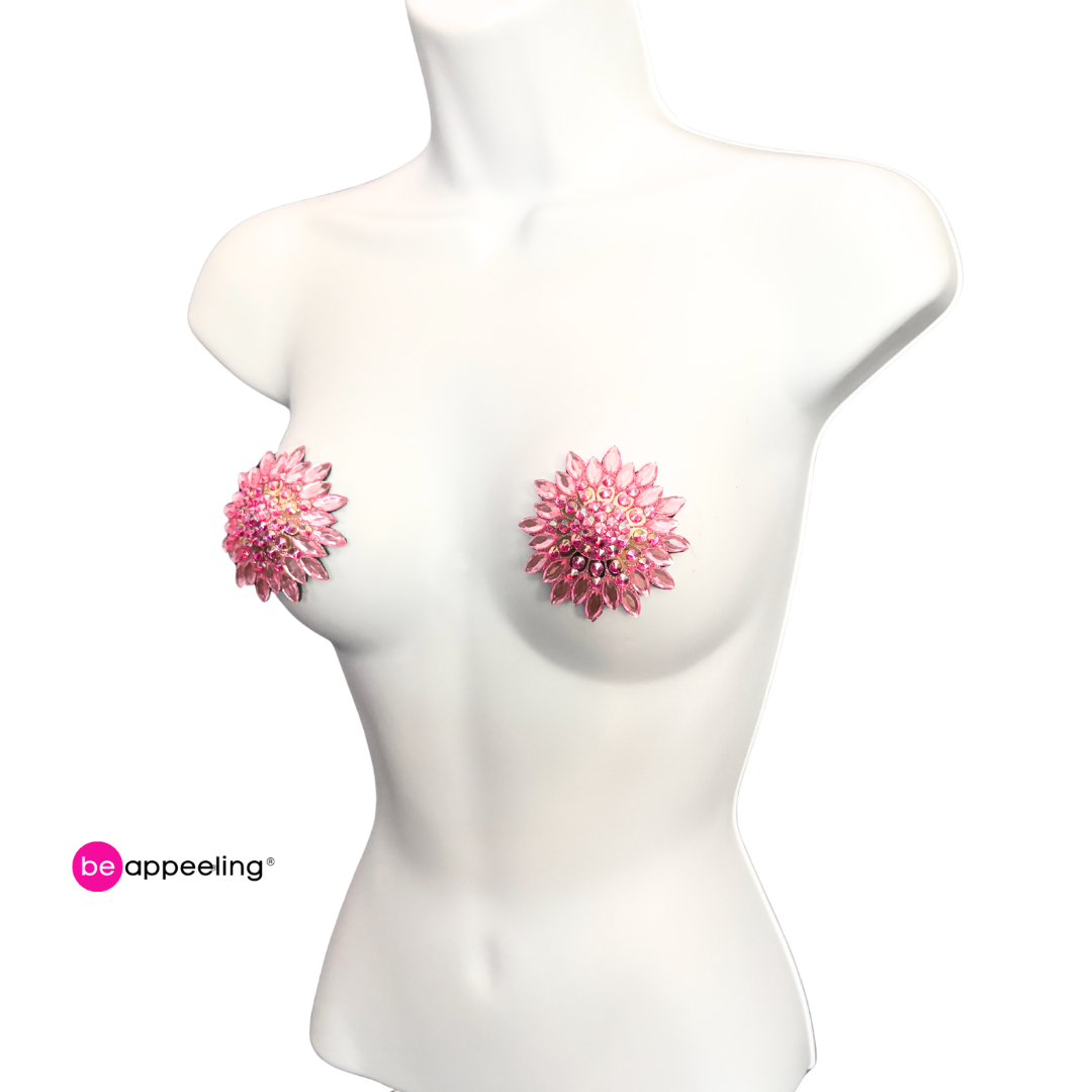 PIXIE DUST Pink Breast Cancer Awareness Nipple Pasties, Pasty (2pcs)