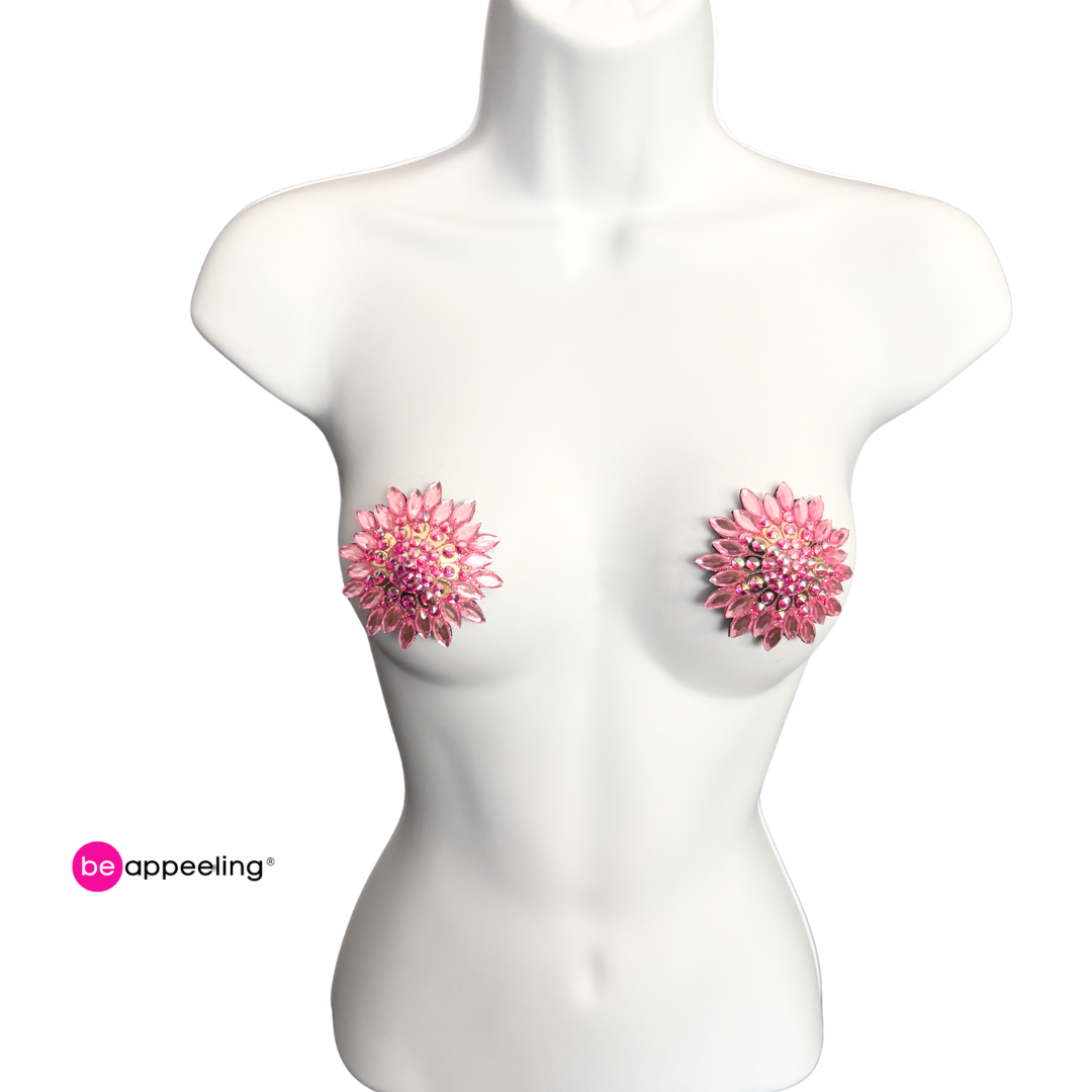 PIXIE DUST Pink Breast Cancer Awareness Nipple Pasties, Pasty (2pcs)