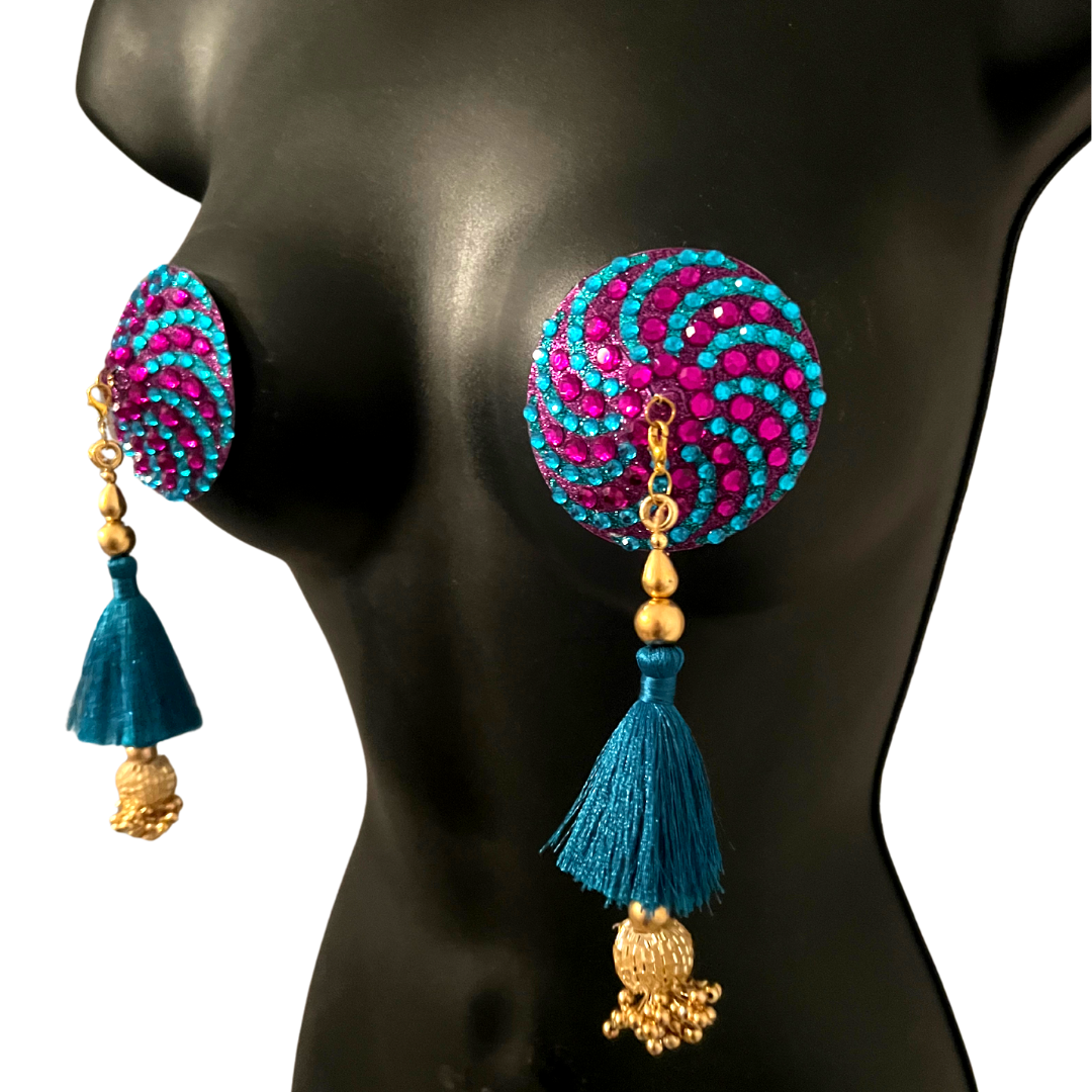 RAZZLE DAZZLE  Nipple Pasties, Pasty (2pcs) with tassels