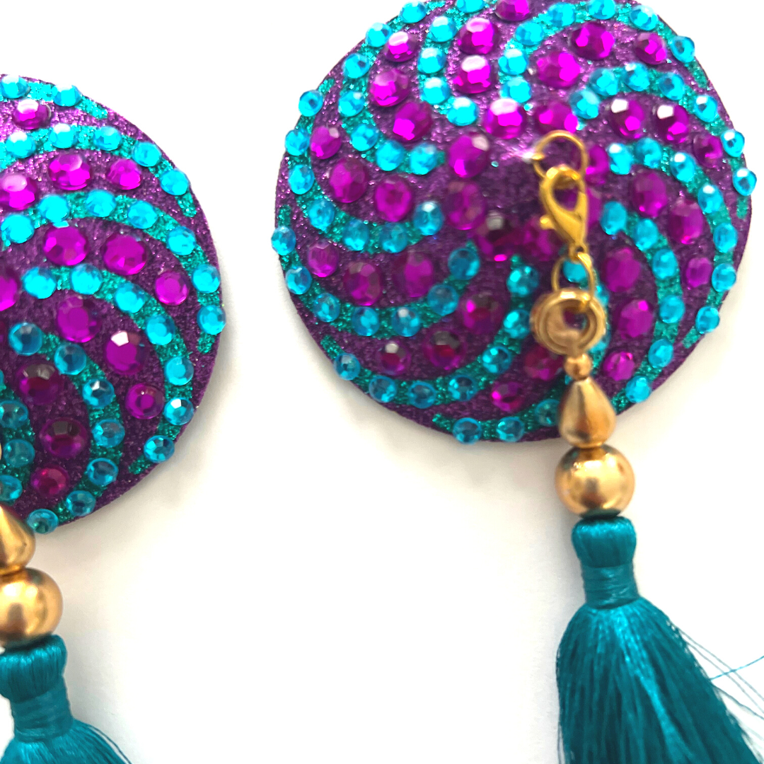 RAZZLE DAZZLE  Nipple Pasties, Pasty (2pcs) with tassels