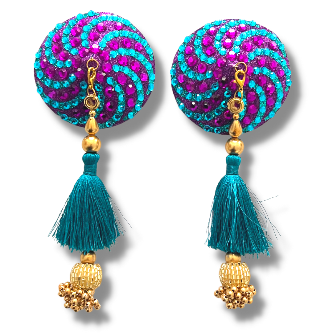 RAZZLE DAZZLE  Nipple Pasties, Pasty (2pcs) with tassels