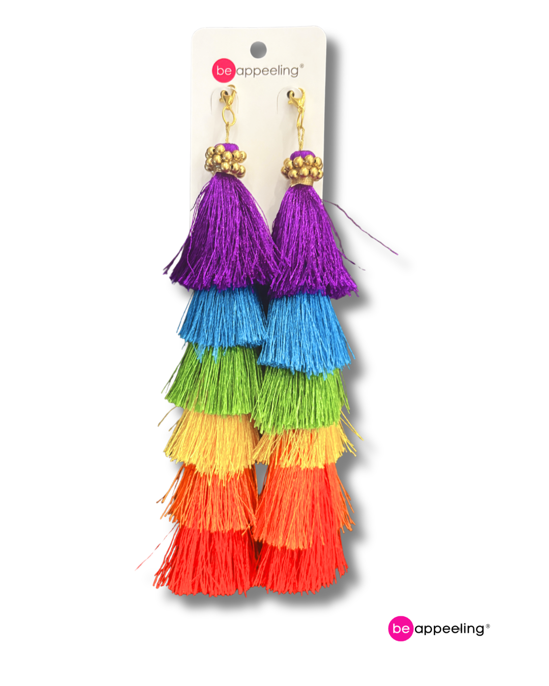 Rainbow Pride Tassels for Nipple Covers, Pasties (2pcs)