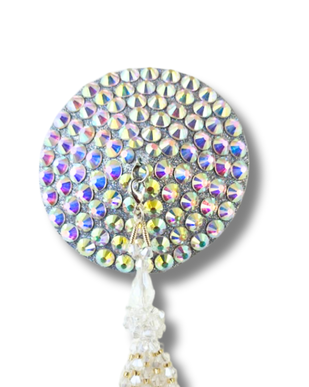 DITA VON TEESE Liberteese Shimmering Crystal Pasties with Removable Tassels (2pcs)