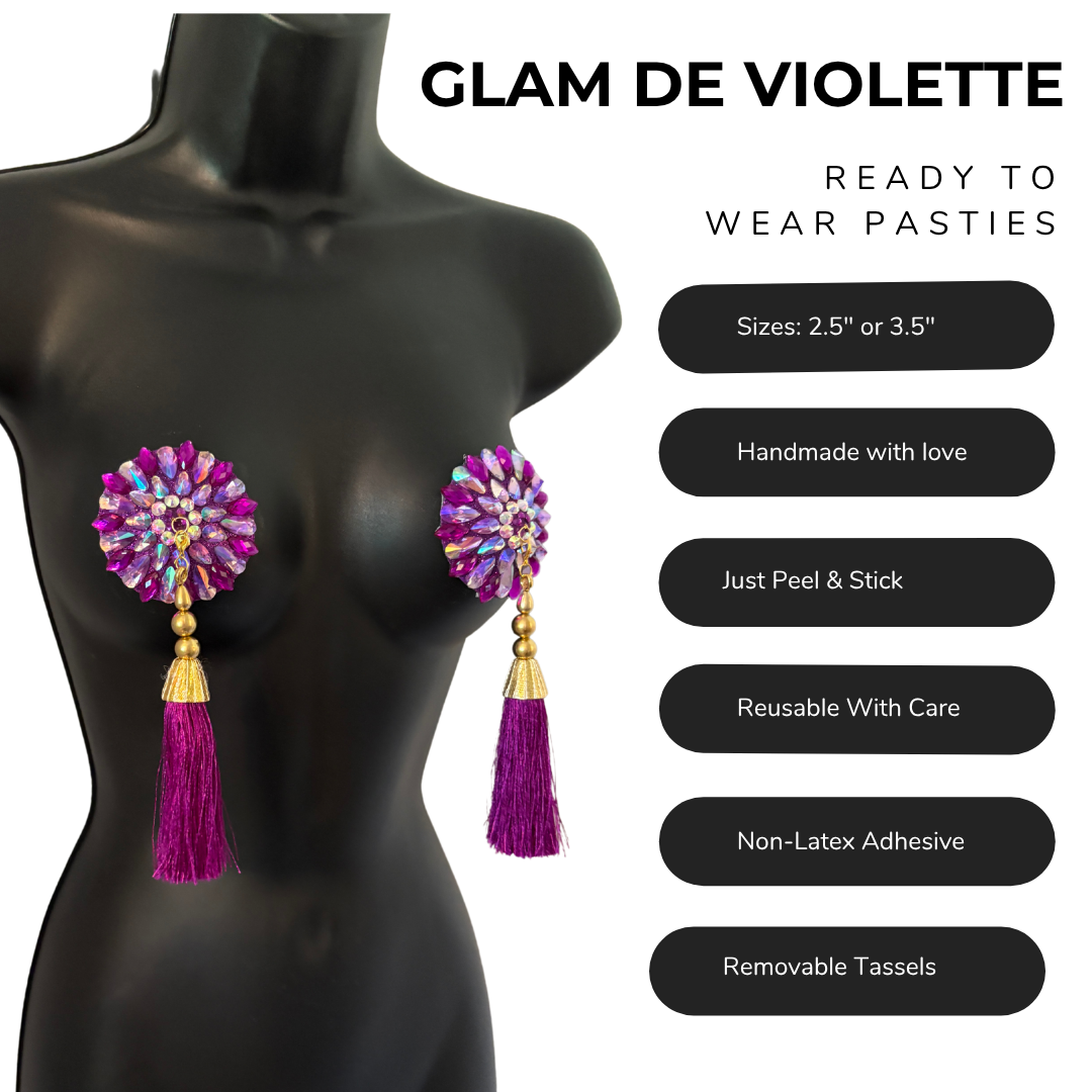 GLAM DU VIOLETTE Pasties – Dirty Martini x Appeeling Pasties (2pcs) 2 sizes!