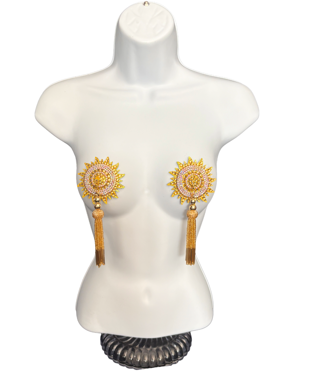 HERE COMES THE SUN  Dirty Martini x Appeeling Sun Pasties with Removable Tassels