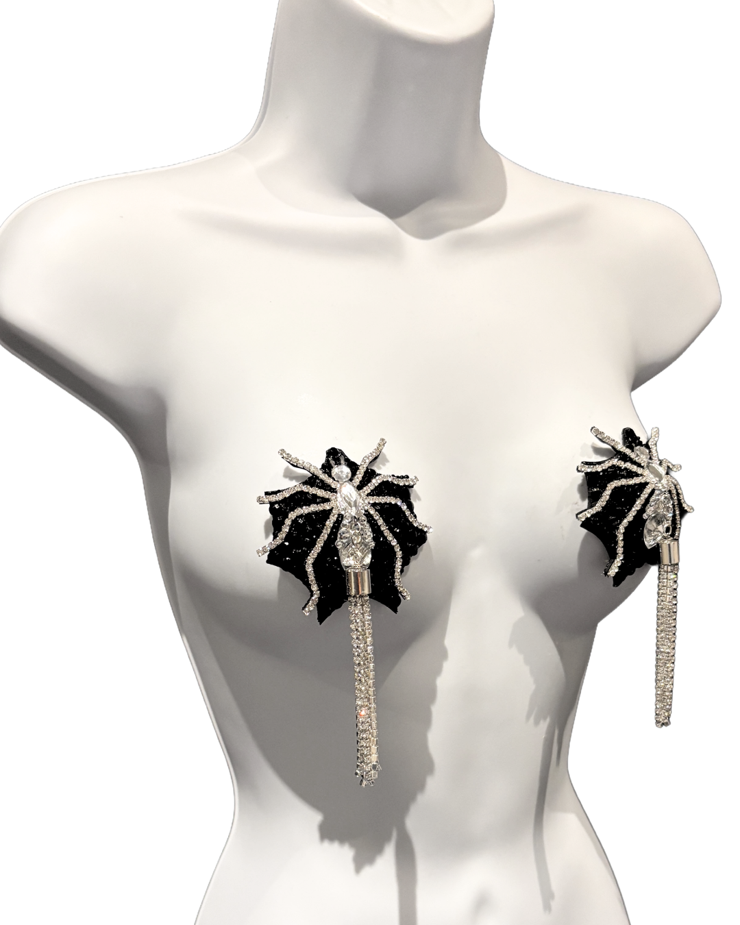 ZORITA’S WEB Spider Pasties Dirty Martini x Appeeling (2pcs) With Tassels Appeeling