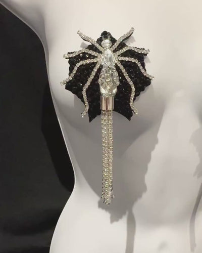 ZORITA’S WEB Spider Pasties Dirty Martini x Appeeling (2pcs) With Tassels Appeeling
